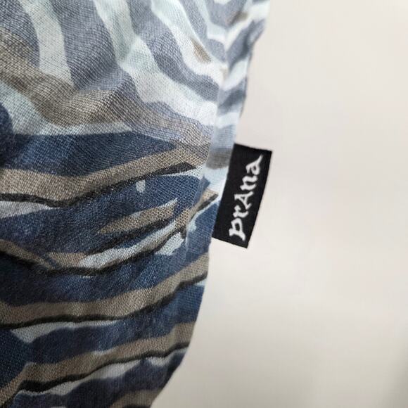 Prana SZ S Sleeveless Cotton Tribal Animal Print Spaghetti Strap top blouse tank - Picture 2 of 4